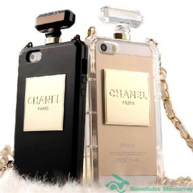 funda-chanel-de-perfume-botella-con-cadena-iphone-4-4s-negro
